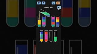 Water Color Sort Level 421 422 423 424 425 WalkThrough Solution Gameplay