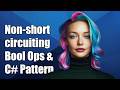 Non-shortcircuting boolean operators and C# 7 Pattern matching