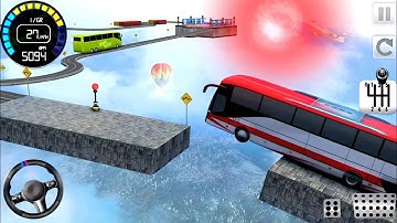 Extremely Impossible Bus Stunt Mega Ramp 3D - Android Gameplay
