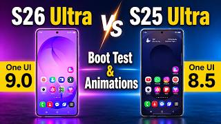 Samsung Galaxy S26 Ultra Vs S25 Ultra Boot Test & Animations Test #s26ultra #samsung #s25ultra