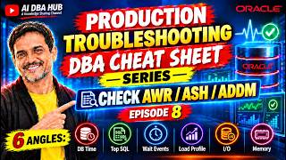 Information ✅Oracle AWR vs ASH vs ADDM: Find Database Performance Issues | DBA Troubleshooting – Episode 8 #26ai Update