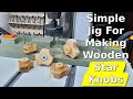 Simple jig for diy wooden knobs  woodworking jig