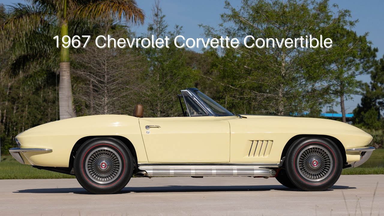 1967 Chevrolet Corvette Convertible - YouTube