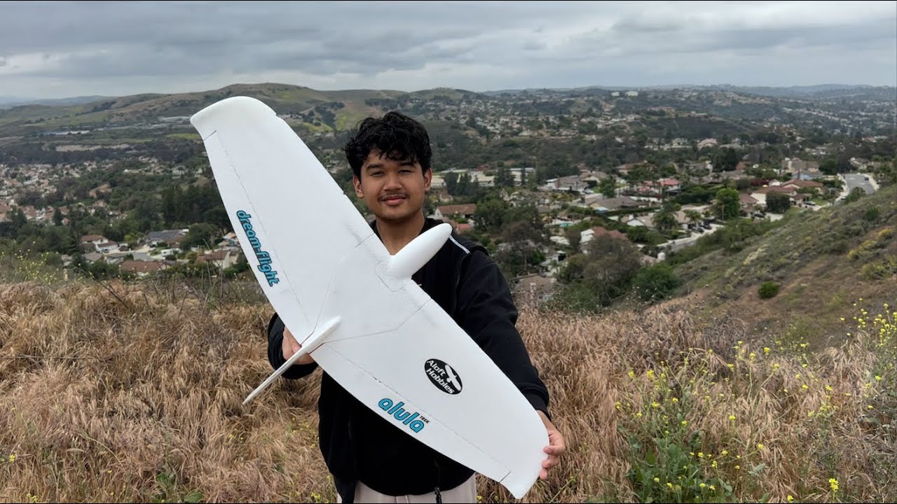 MY FIRST TIME SLOPE SOARING: DREAM-FLIGHT ALULA TREK (DLG) DISCUS LAUNCH GLIDER!