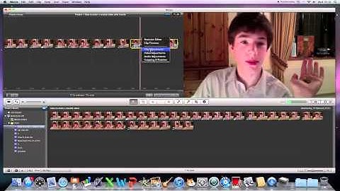 How to make a rewind video with imovie