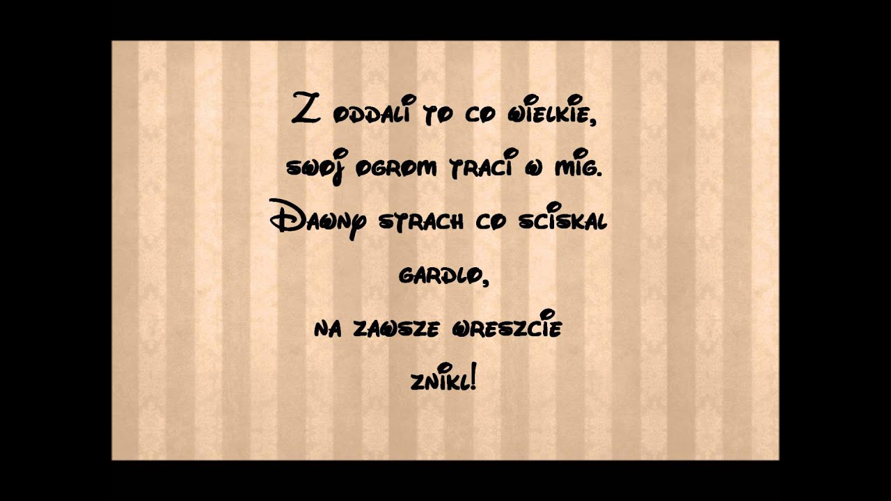 Tekst Do Piosenki Mam Te Moc Po Polsku Kraina Lodu - Mam te moc TEKST PL Lyrics - YouTube