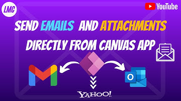 Send Email with attachment from Canvas App without using Flows 📩