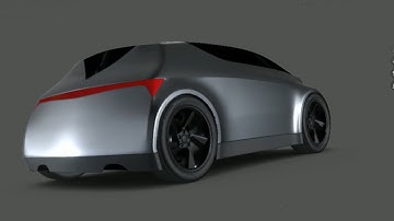 #399 concept car quick modeling - vehicle 034 - part 1 - 4x timelapse