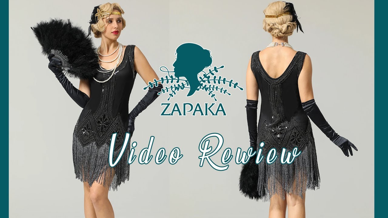 knee length flapper dress