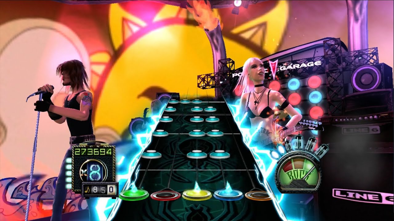 Render by Llawk painting, Guitar Hero: Aerosmith Guitar Hero III
