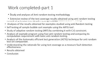 Progress Report  Presentation video