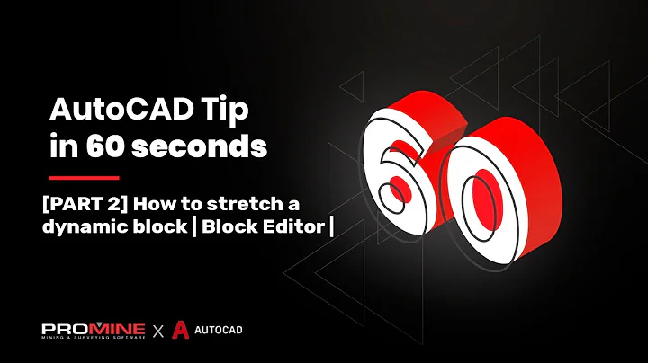 [PART 2] How to stretch a dynamic block | Block Editor | AutoCAD Tips in 60 Seconds