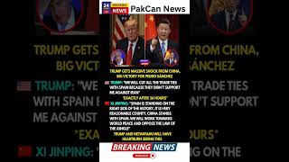 Donald Trump Threatens Spainthen Xi Jinping Steps In Pakcan News