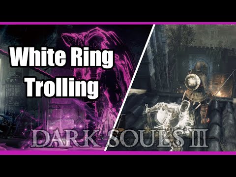 Dark Souls 3 | Trolling With "Untrue White Ring" + Purple Stone