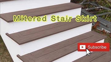 Mitered Stair Skirt Tutorial