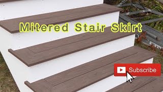 Mitered Stair Skirt Tutorial