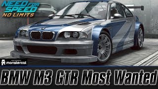 Need For Speed No Limits: BMW M3 GTR (Most Wanted) | Customization + MAXXED OUT screenshot 3