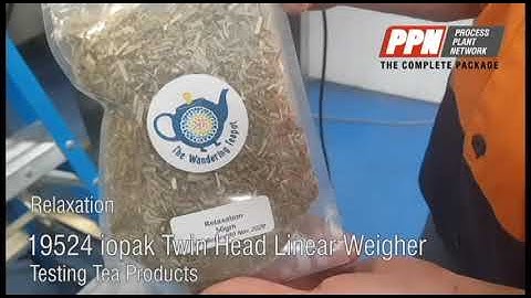 IOPAK Twin Head Linear Weigher Tea Test  LW-2 [19524]