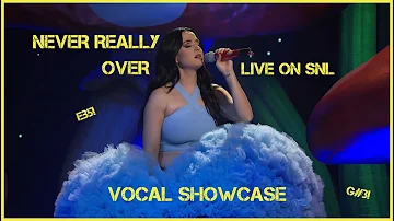 Katy Perry - Gorgeous Vocals! "Never Really Over" Live on SNL (Vocal Showcase) | VocalVids