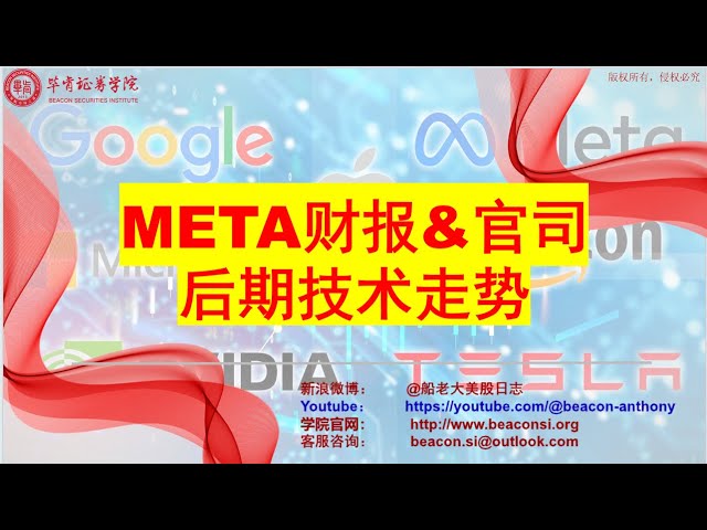 Meta营收及净利大幅增长，股价冲高回落，问题出在哪里？财报点评及后期技术走势