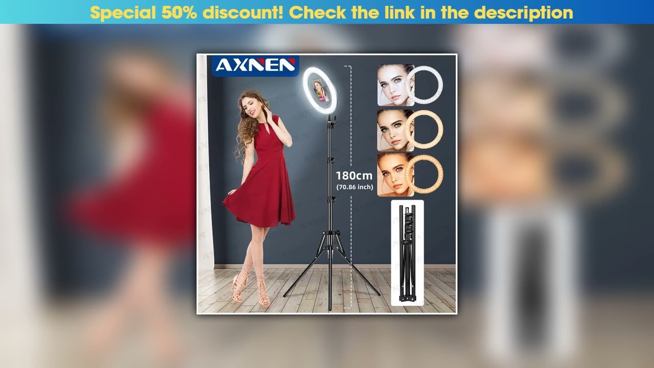 Flash Sale 26cm Photo Ringlight Led Selfie Ring Light Phone Remote Control Lamp Photography Lightin