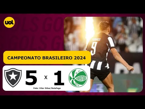 Botafogo 5 X 1 Juventude _ CAMPEONATO BRASILEIRO 2024; VEJA OS GOLS!