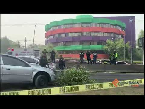 Balacera en Periférico sur deja un muerto