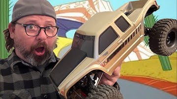 Axial NEW SCX10iii Coyote First run, serious rocks, 3 dudes