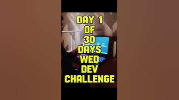 Day 1 of 30 Days Web Dev Challenge... #challenge #contentcreator #webdevelopment #coding #business