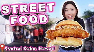 HAWAII Night Market STREET FOOD TOUR! || [Central Oahu, Hawaii] Local Foodie MUST TRY SPOTS!