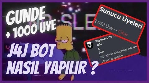 Discord j4j botu yapımı (günde +1000 kişi) (altyapı)