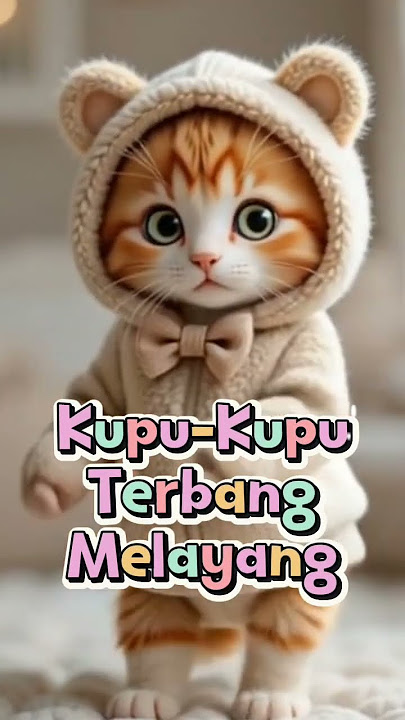 Kupu-Ku Terbang Melayang #kucinglucu #kucingkartun #kucingjoget