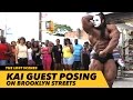 Kai Guest Posing on Brooklyn Streets | Generation Iron