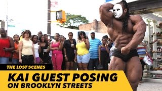 Kai Guest Posing on Brooklyn Streets | Generation Iron