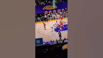 lebron with the amazing behind the back bounce pass.