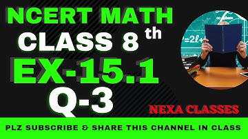 Ex-15.1 Q-3 | Chapter 15 | Graphs | Class 8th NCERT Math |