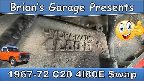 How to Install a 4L80E into 1967-72 Chevy C10 / C20 Trucks