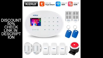 KERUI Tuya WIFI GSM Alarm System Smart Home Security Buglar RFID APP Wireless Motion Sensor Detector