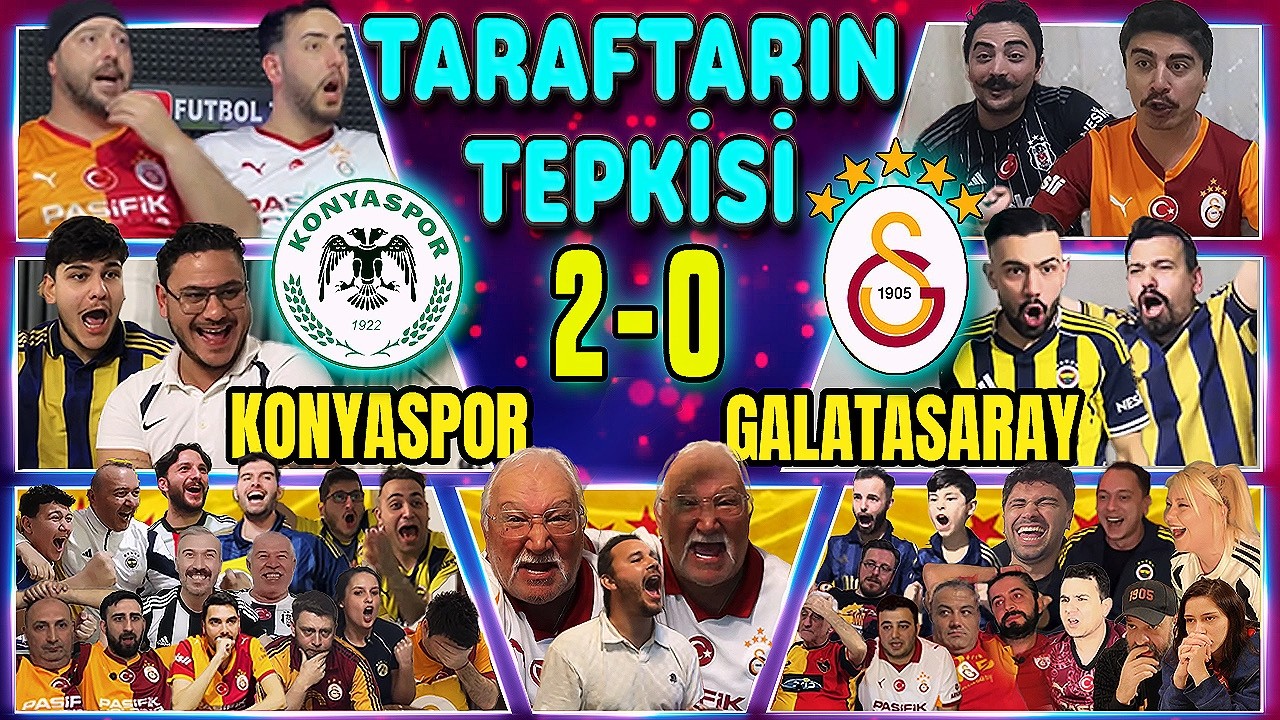 LİDERE ŞOK DARBE 😱 ASLAN KONYADA YIKILDI 🤯 KONYASPOR 2-0 GALATASARAY | TARAFTAR TEPKİSİ