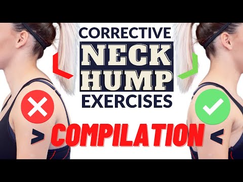 Neck Hump Exercises | Compilation (9 Exercises/Stretches)