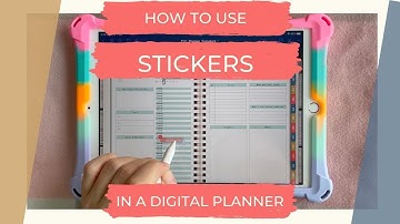 [Tutorial] How to use digital stickers in TLC digital planner | Landscape | GoodNotes | angieng.co