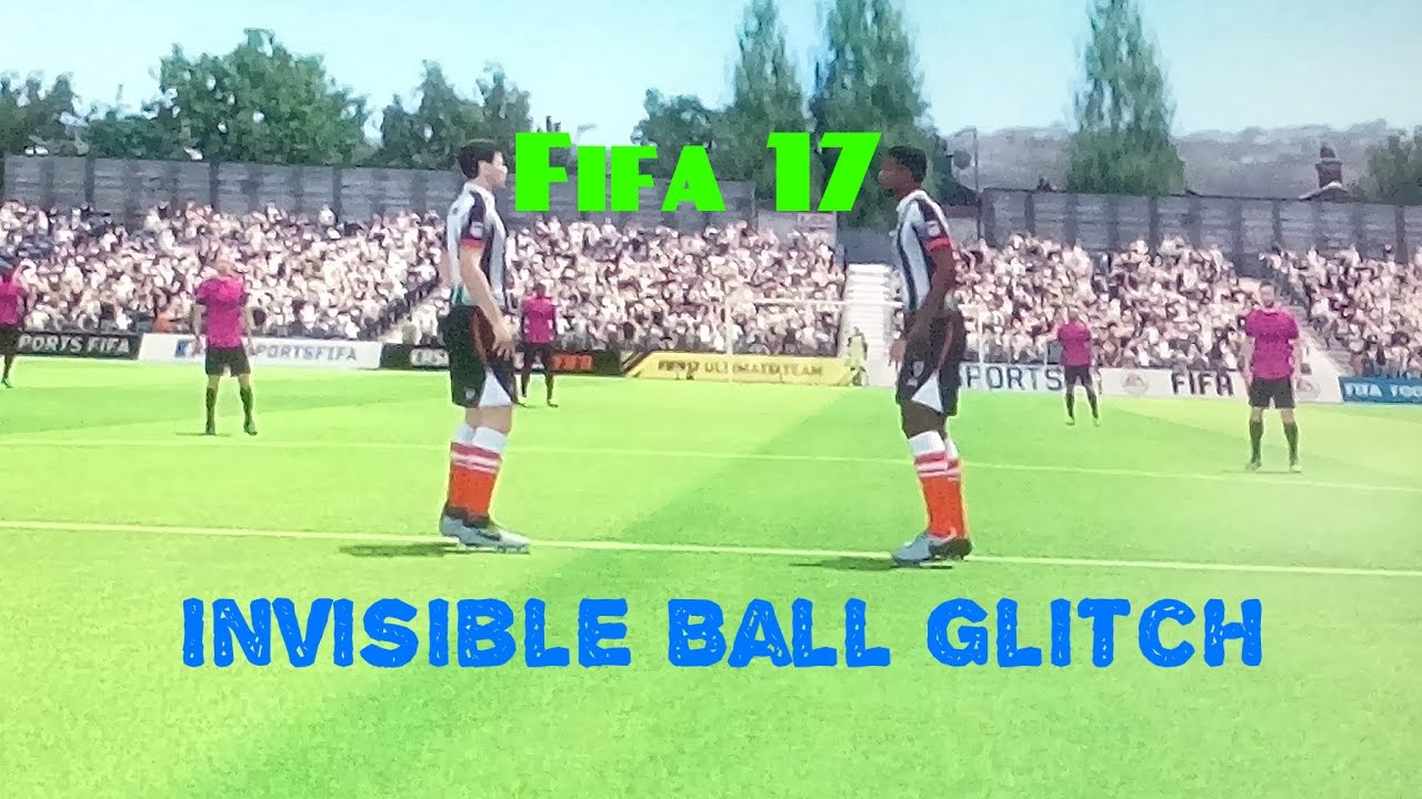 Fifa 17 INVISIBLE BALL GLITCH! YouTube