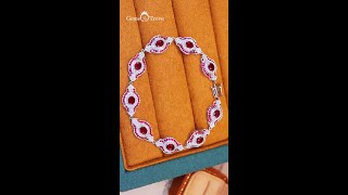 Petal Design Ruby Bracelet | $3000 Flash Piece