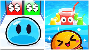 Slime Sun Race Vs Food Run Vs Juice Run😁😁 Walkthrough All New Max Update Mobile Gameplay GE1236