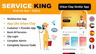 How to make App like urban clap  | how to Create App like urban clap | service booking app | Raunix screenshot 1