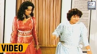 Madhuri Dixit's Dance Rehearsal With Saroj Khan From Movie Sahibaan