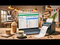 Free Point of Sale (POS) for Coffee Shop using Google Sheet