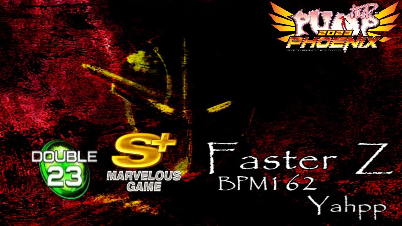 【Pump it up Phoenix】Faster Z(패스터 Z) D23 1miss S+ MG - YouTube