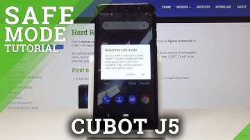 How to Enter Safe Mode in CUBOT J5 - Deactivate 3rt Party Applications