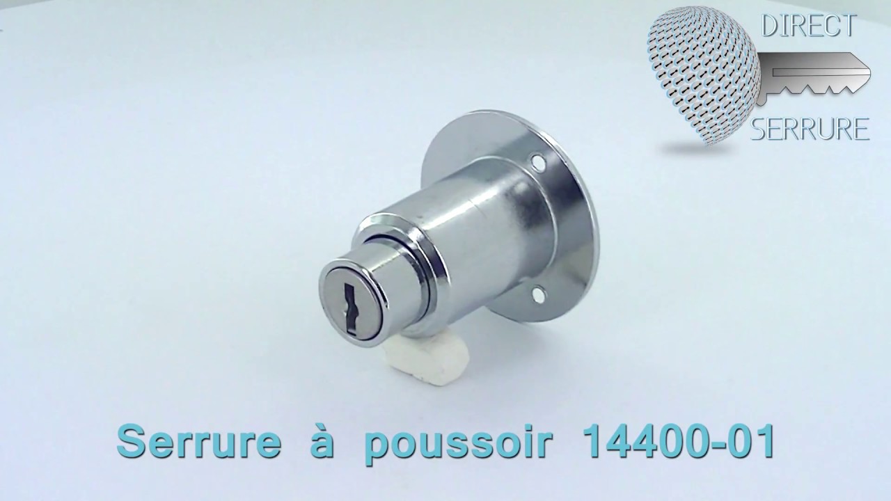 Serrure à poussoir - 14400-01 _ Direct-Serrure.fr